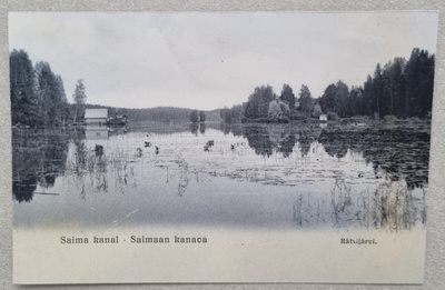 Saimaan kanava Rättijärvi