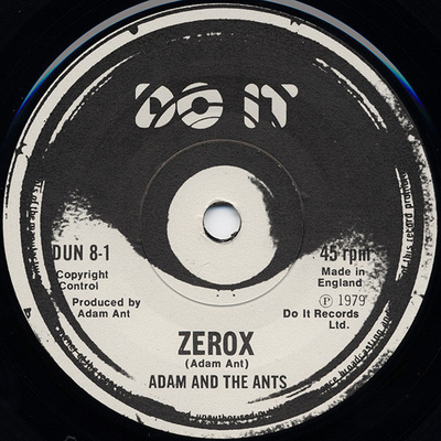 ADAM ANT -ZEROX