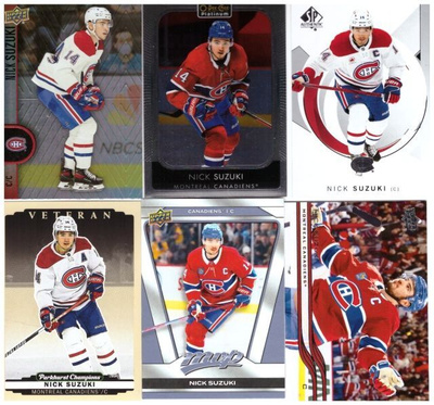 6 x NICK SUZUKI Montreal Canadiens