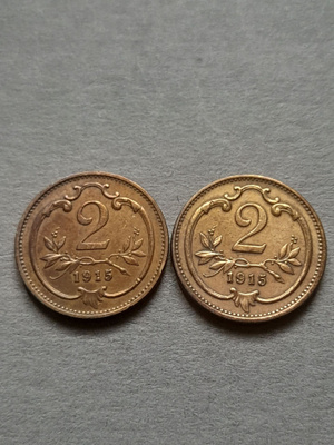 Itävalta 2 heller 1915, 2 kpl