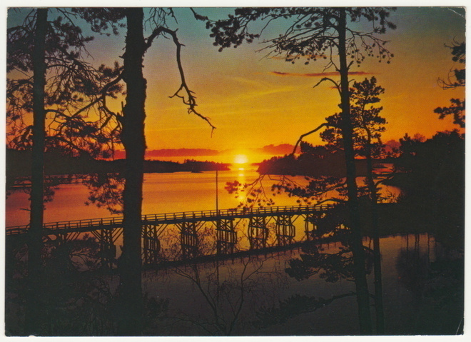 Savonlinna Hopeasalmen silta 70-luku