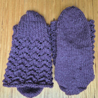 Violetit pitsineule sukat, koko 38-39 - pikkukuva 5