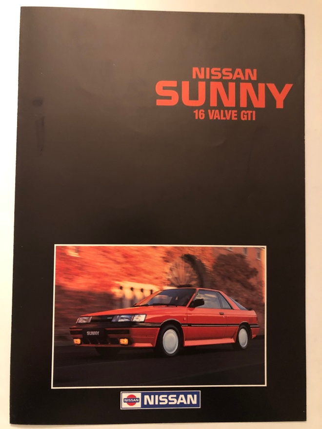 Myyntiesite - Nissan Sunny 16 valve Gti - 4/1987