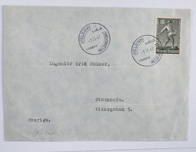 1947 FDC Maanviljelysseura