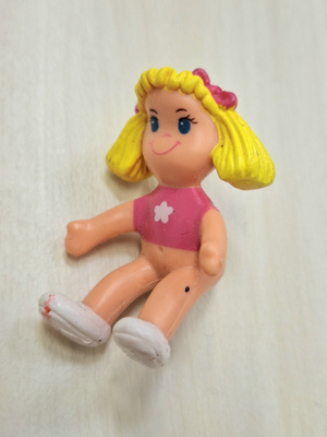 Vintage tyttö figuuri