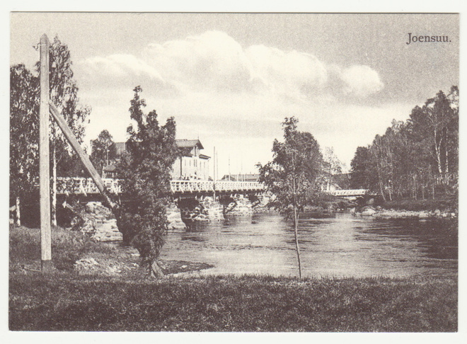 Joensuu silta vanha maisema