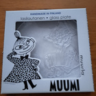Muurla Muumi Nuuskamuikkunen lasilautanen 19cm käyttämätön - pikkukuva 1