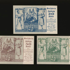 Itävalta Notgeld 20, 50, 80 Heller, Melk 1920 - pikkukuva 1