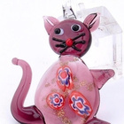 1150 .. Murano Käsintehty Lampwork Taidelasi .. Kaulakoru - pikkukuva 5