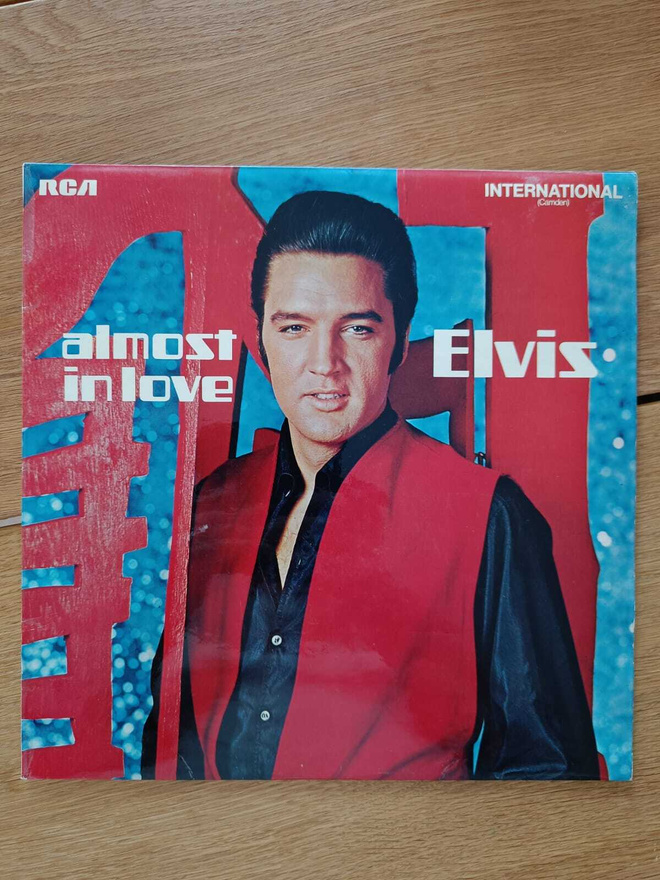 AUCTION - ELVIS ALMOS IN LOVE LP UK -70
