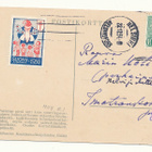 Martta WENDELIN - vanha joulukortti - kulk. 1954 - pikkukuva 2