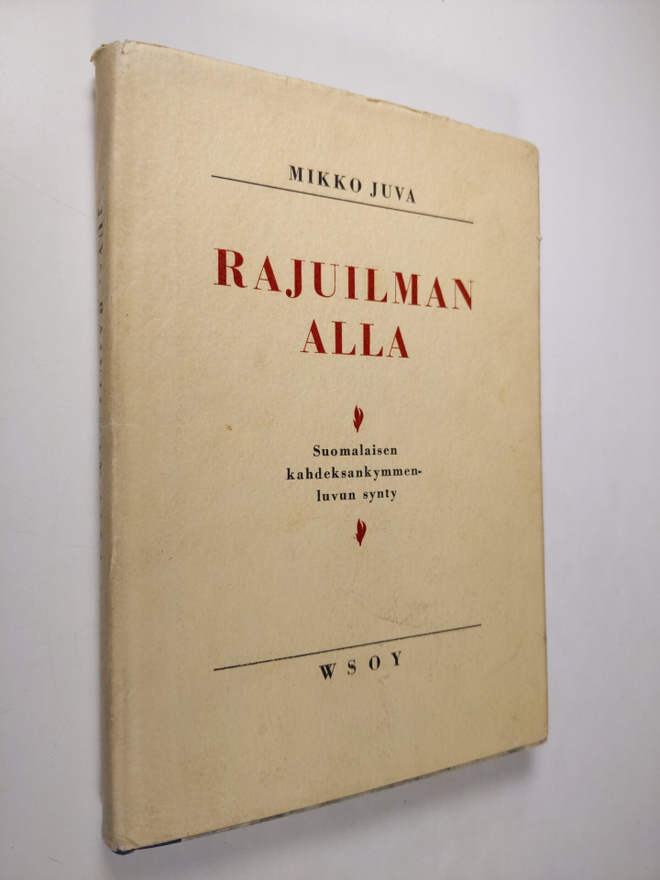 Mikko Juva : Rajuilman alla : suomalaisen kahdeksankymmen...