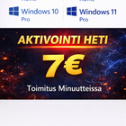 Windows 10 / 11 Home & Pro – Aktivointiavain heti - pikkukuva 1