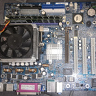 Gigabyte GA-K8VM800M -emolevy, prossu, jäähdytin, muistit - pikkukuva 1