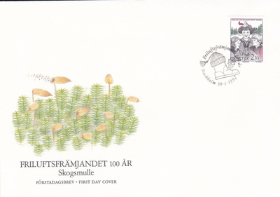 RUOTSI 1992 - Fa 1721 FDC KUORI