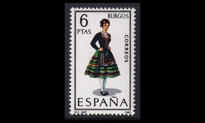 Espanja 1709 ** Kansanpukuja Burgos (1967)