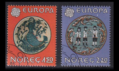 Norja 836-7 o Europa kansanperinteet (1981)