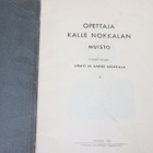 Opettaja Kalle Nokkalan muisto (1933) - pikkukuva 1