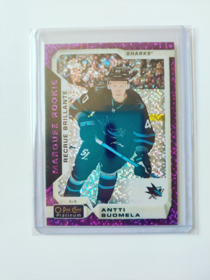 Antti Suomela 18-19 Opc Platinum Violet Pixels Rookie