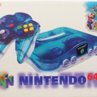 Nintendo 64 Clear Blue Console - pikkukuva 1