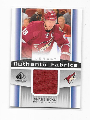 2013-14 SP Game Used Fabrics # Shane Doan Arizona paita