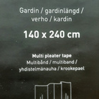 4x uusi verho punainen 140 x 240 cm - pikkukuva 3