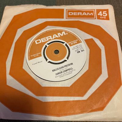 JUNIOR CAMPBELL: Hallelujah Freedom * Alright With Me * UK