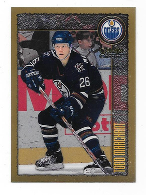 1998-99 OPC Chrome #64 Todd Marchand , Edmonton Oilers