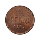 1 penni 1895 - hienokuntoinen! - pikkukuva 1