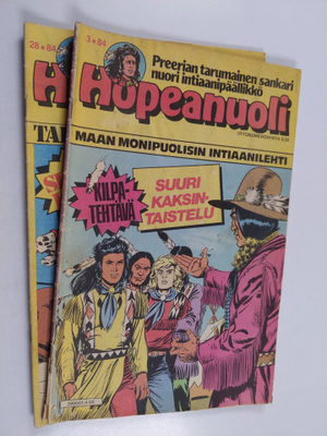 Hopeanuoli nrot 3 ja 28/84