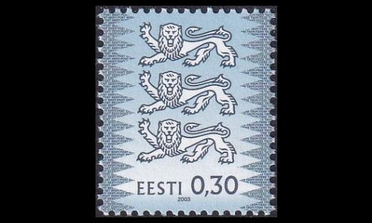 Eesti 357IIIC ** Käyttösarja leijonat -03 (1999)