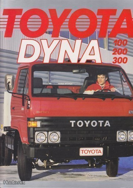 Toyota Dyna -esite, 1986