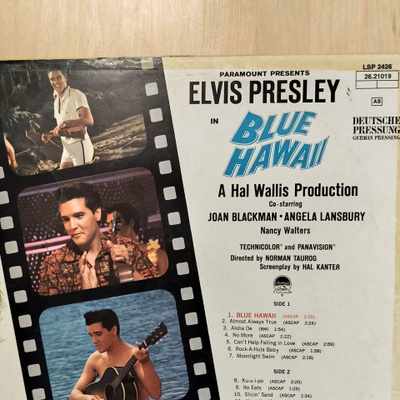 Elvis Presley Blues Hawaii