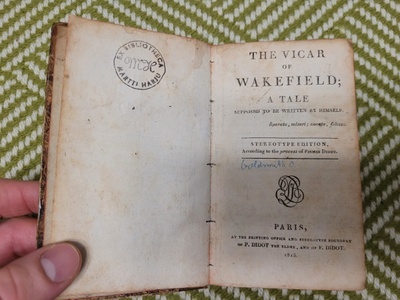 v. 1815: The Vicar of Wakefield
