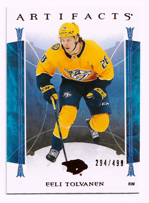 2022-23 Upper Deck Artifacts Ruby /499 #90 Eeli Tolvanen