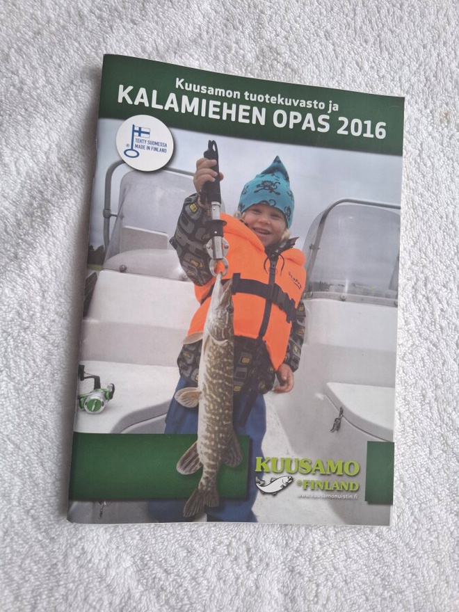 Kuusamon tuotekuvasto ja kalamiehen opas 2016