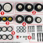LEGO Technic: 129 x Moottoriajoneuvojen osa - pikkukuva 3