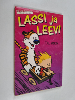 Bill Watterson : Lassi ja Leevi : sunnuntaisarjat 17.5.87...