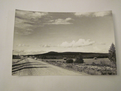 VANHA Postikortti Aavasaksa Lappi 1950-l Alkup.Mallikappale