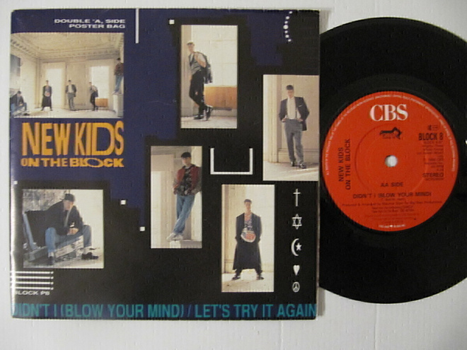 New Kids On The Block Let's Try It Again / Didn't 7" sinkku