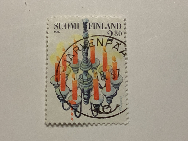 1407 / 1997 Joulu - Kynttelikkö o leimattu