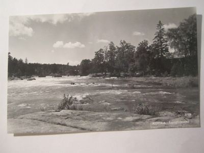 VANHA Postikortti Kotka 1950-l Alkup.Mallikappale