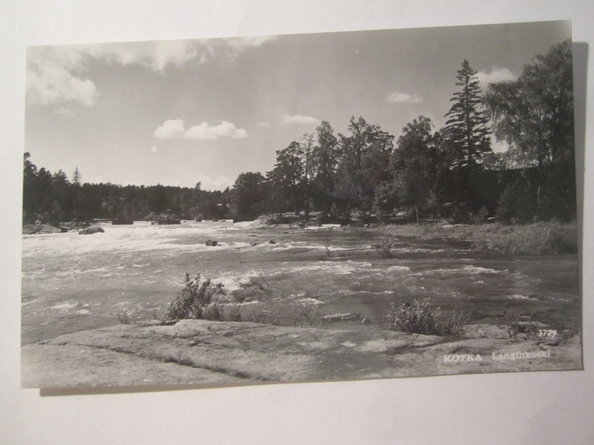 VANHA Postikortti Kotka 1950-l Alkup.Mallikappale