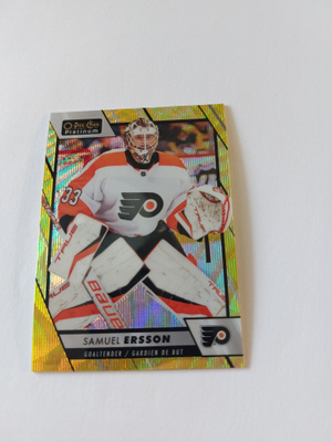 23-24 OPC Platinum Neon Yellow Surge #172 Samuel Ersson