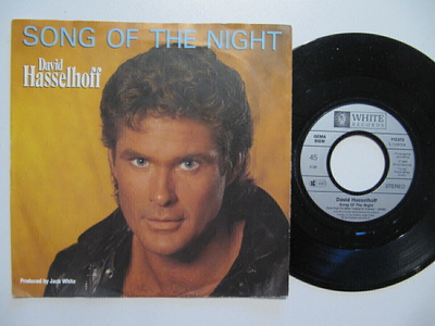 David Hasselhoff Song Of The Night 7" sinkku