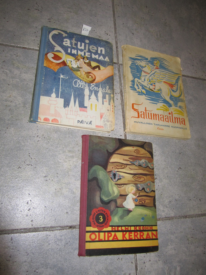 VANHOJA LASTENKIRJOJA 3 KPL ( alk v 1937