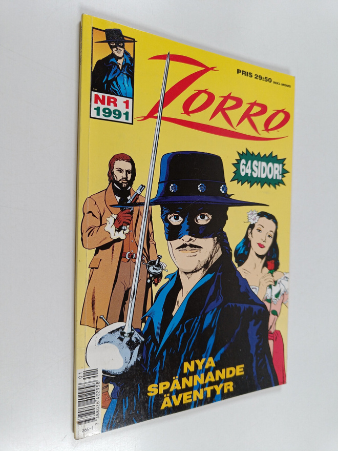 Zorro nr 1/1991 : nya spännande äventyr