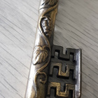 Vintage messinki pullonavaaja / Korkkiruuvi viinipullon - pikkukuva 4