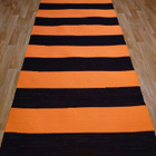 Raitamatto musta/oranssi 197x75cm - pikkukuva 2