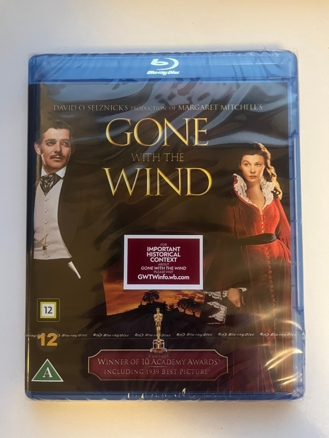 Tuulen Viemää - Gone with the Wind (1939) (Blu-ray) UUSI